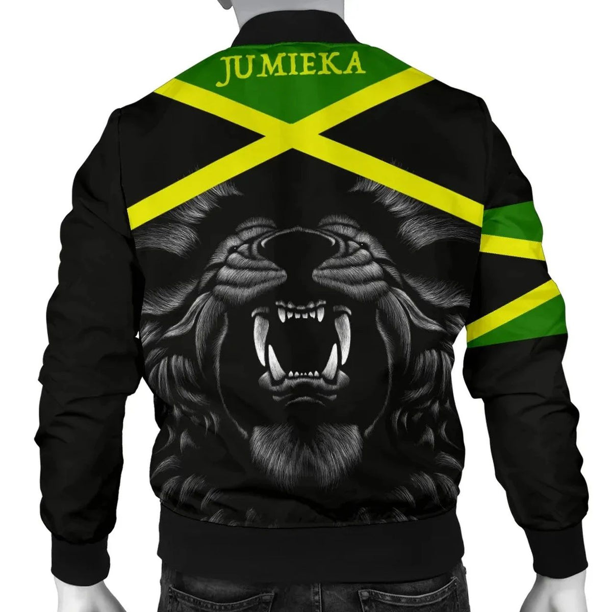 Jamaica Bomber Jacket Lion Flag Color LT13 - Wonder Print Shop