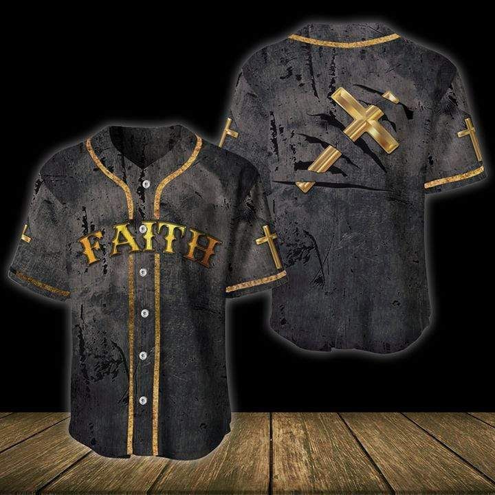 Amazing Vintage Jesus Cross Baseball Jersey LT13 - Wonder Print Shop