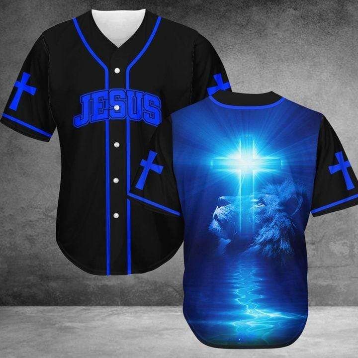 Amazing Jesus Lion King Baseball Jersey LT13 - Wonder Print Shop
