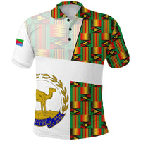 Custom Eritrea Polo Shirt Kente Pattern LT13 - Wonder Print Shop