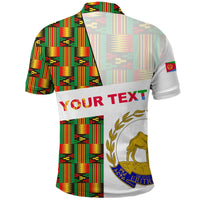 Custom Eritrea Polo Shirt Kente Pattern LT13 - Wonder Print Shop