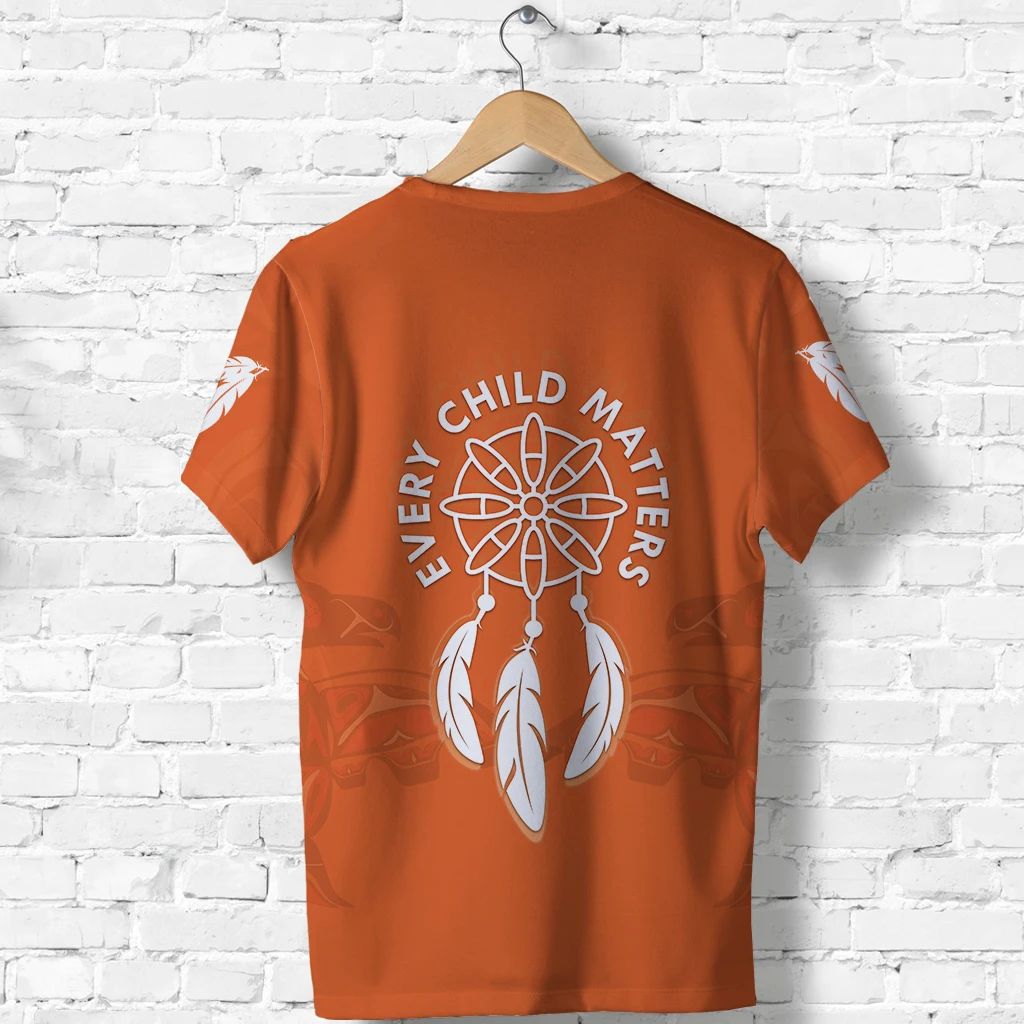 Orange Shirt Day Dreamcatcher T Shirt Every Child Matters LT13 - Wonder Print Shop