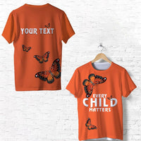 Custom Orange Shirt Day Butterfly T Shirt Every Child Matters LT13 - Wonder Print Shop