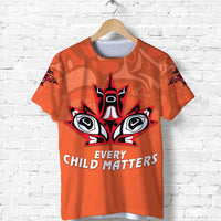 Orange Shirt Day Maple Leaf T Shirt Every Child Matters LT13 - Wonder Print Shop
