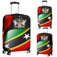 Saint Kitts and Nevis Luggage Cover Saint Kitts and Nevis Flag LT13 - Wonder Print Shop