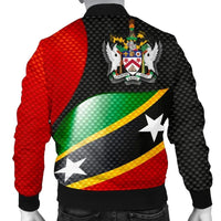 Saint Kitts and Nevis Bomber Jacket Saint Kitts and Nevis Flag LT13 - Wonder Print Shop