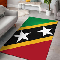 Saint Kitts and Nevis Area Rug Saint Kitts and Nevis Flag Style LT13 - Wonder Print Shop