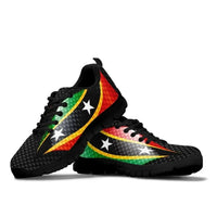 Saint Kitts and Nevis Sneakers Saint Kitts and Nevis Flag LT13 - Wonder Print Shop