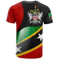 Saint Kitts and Nevis T Shirt Saint Kitts and Nevis Flag LT13 - Wonder Print Shop
