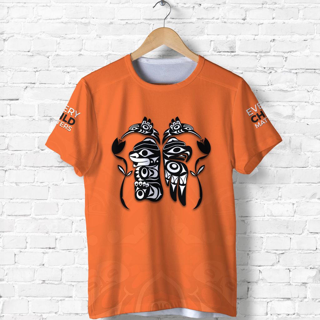 Orange Shirt Day Totem Bird T Shirt LT13 - Wonder Print Shop