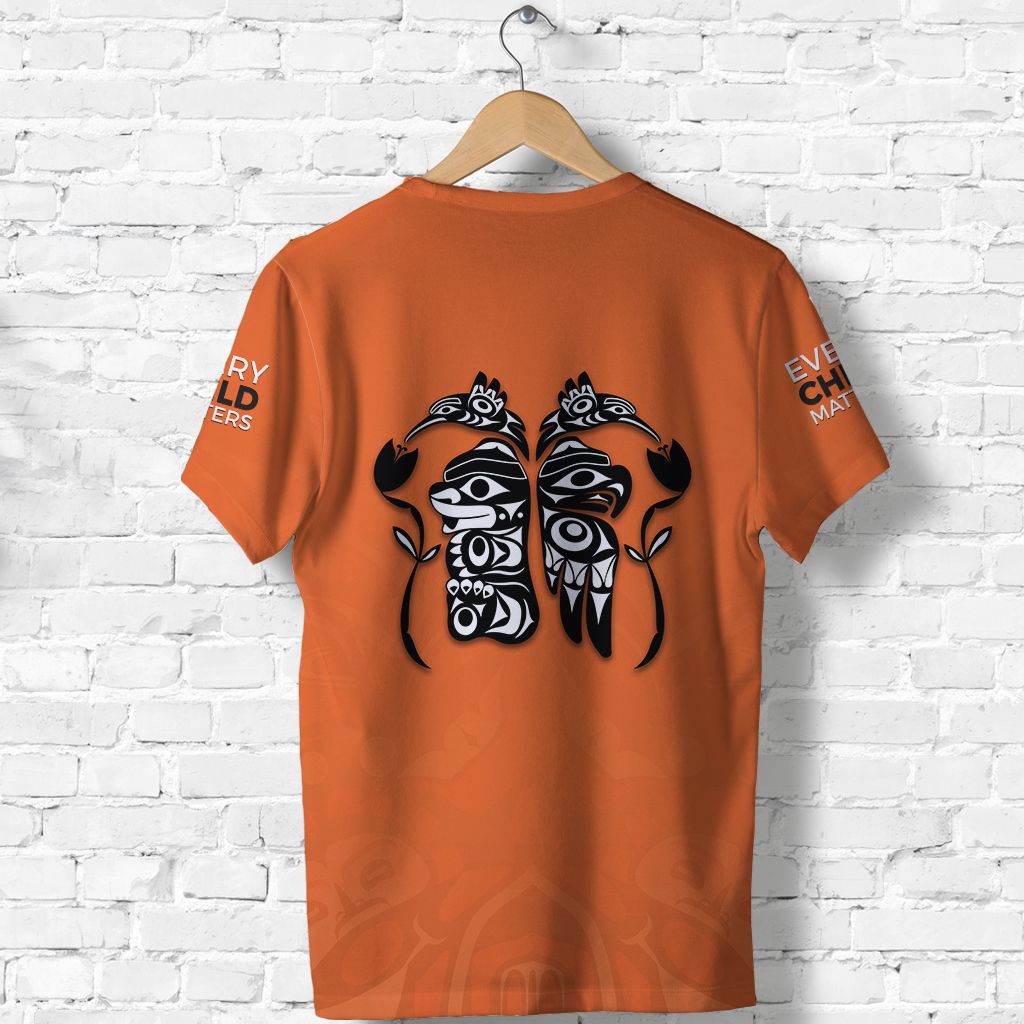 Orange Shirt Day Totem Bird T Shirt LT13 - Wonder Print Shop
