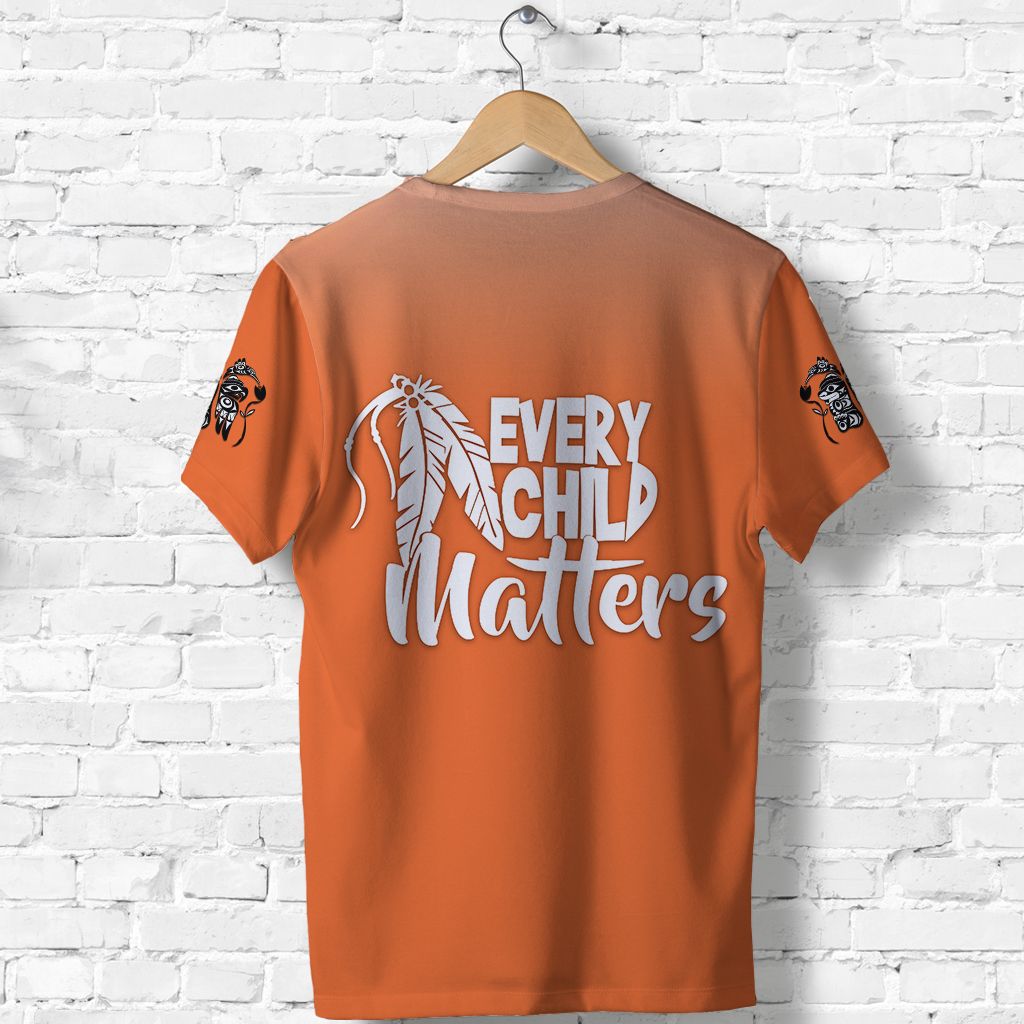 Orange Shirt Day Feathers T Shirt ECM LT13 - Wonder Print Shop