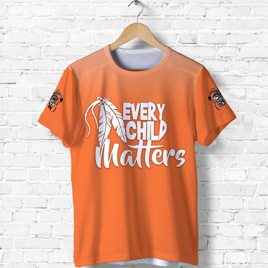 Orange Shirt Day Feathers T Shirt ECM LT13 - Wonder Print Shop