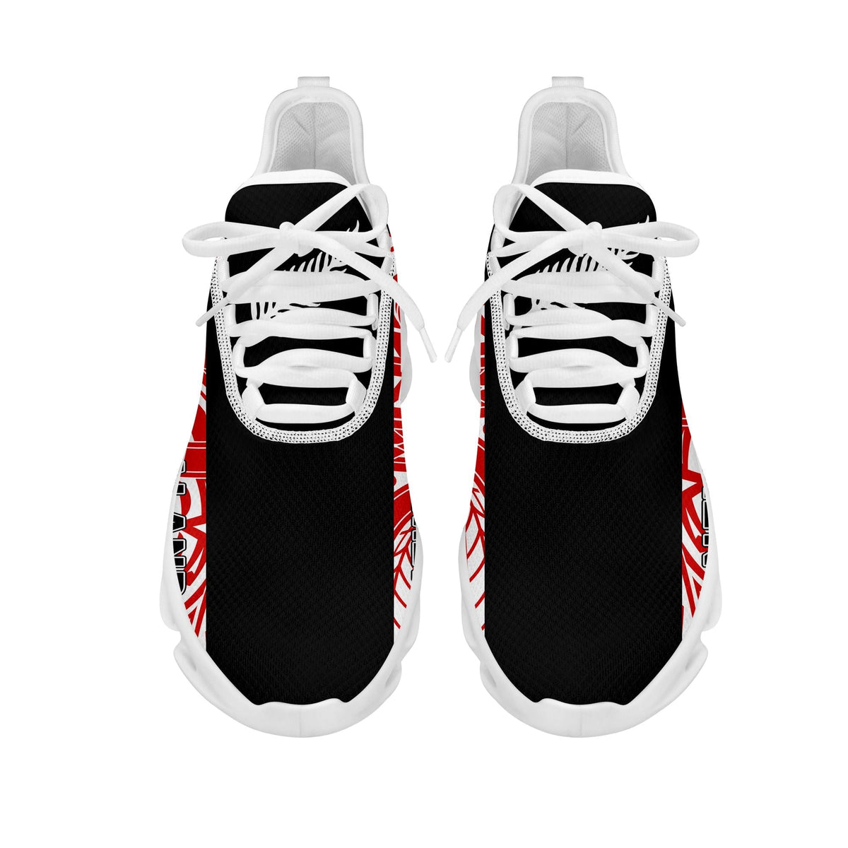 polynesian-footwear-new-zealand-flag-siver-fern-clunky-sneakers-black-and-red