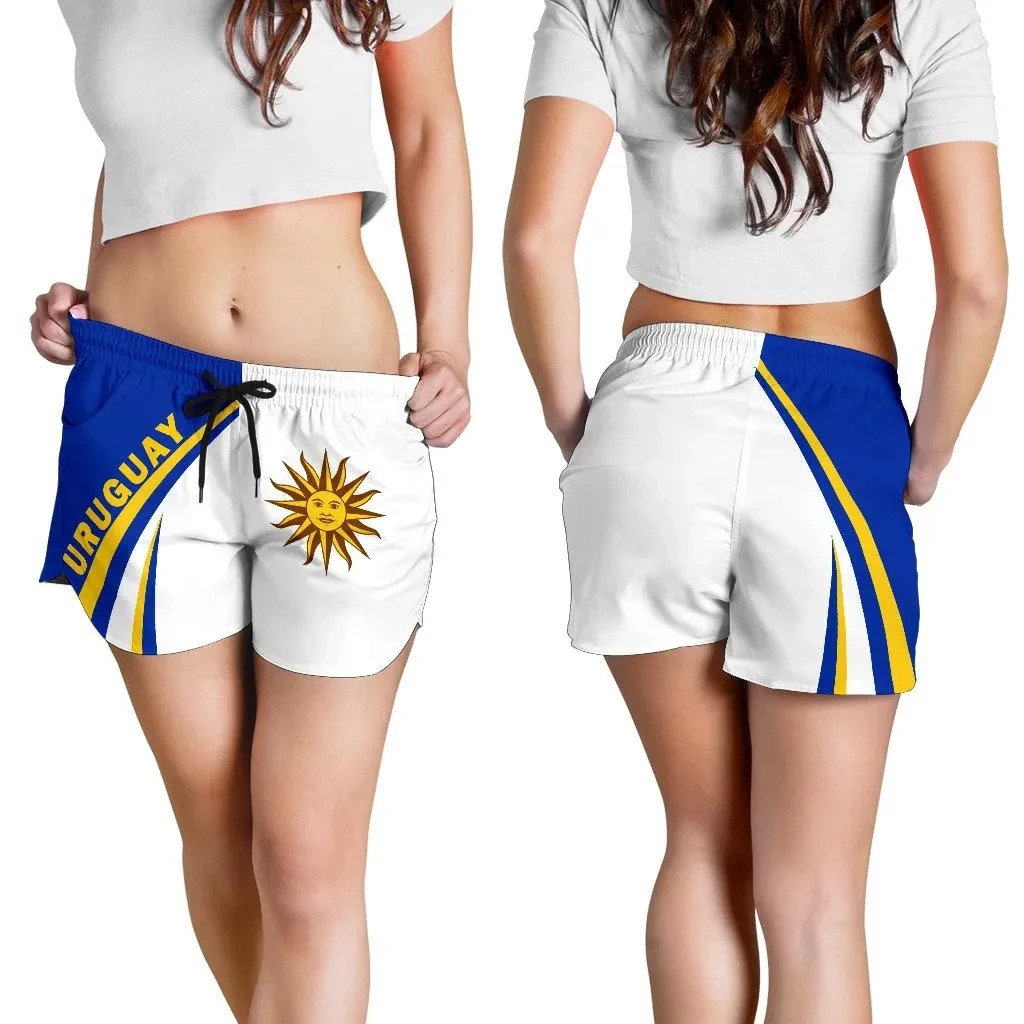 uruguay-coat-of-arms-women-shorts-style