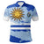 Uruguay Polo Shirt Flag Brush LT13 - Wonder Print Shop