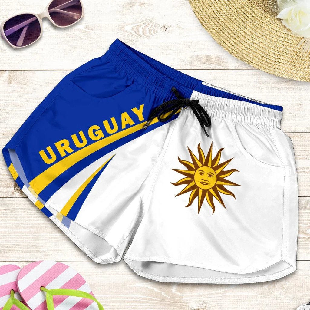 uruguay-coat-of-arms-women-shorts-style