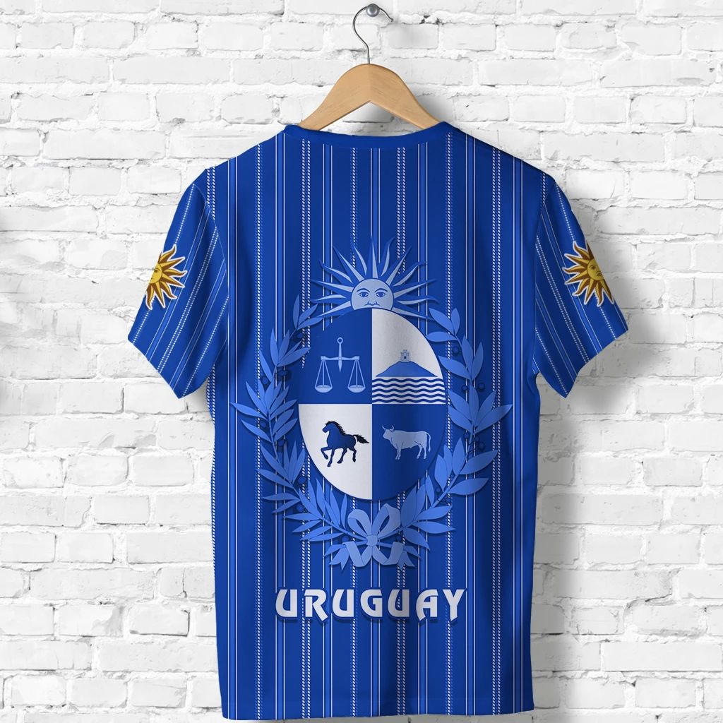Uruguay Coat of Arms T Shirt Sporty LT13 - Wonder Print Shop