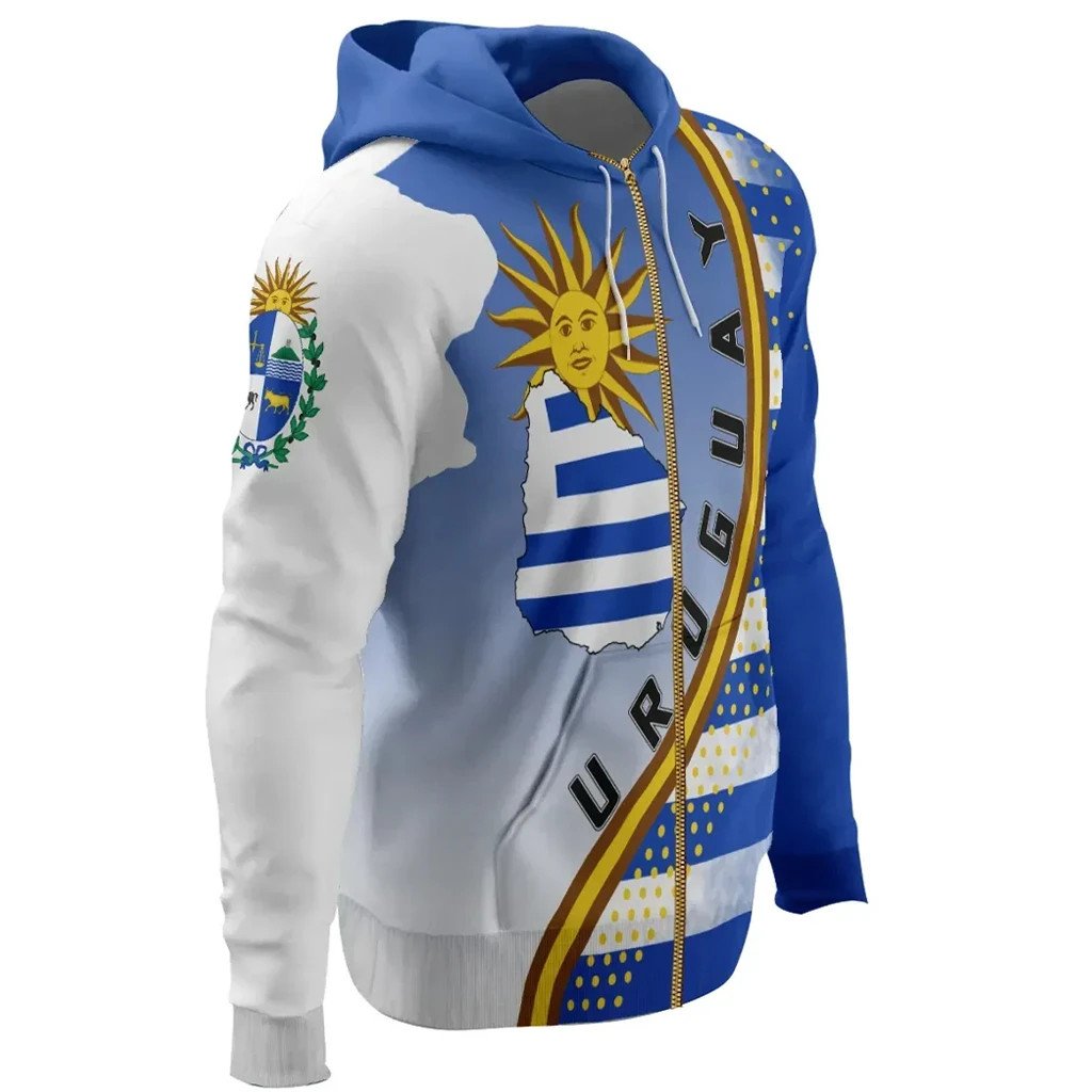 Uruguay Zip Hoodie Thousand Sunny Generation LT13 - Wonder Print Shop