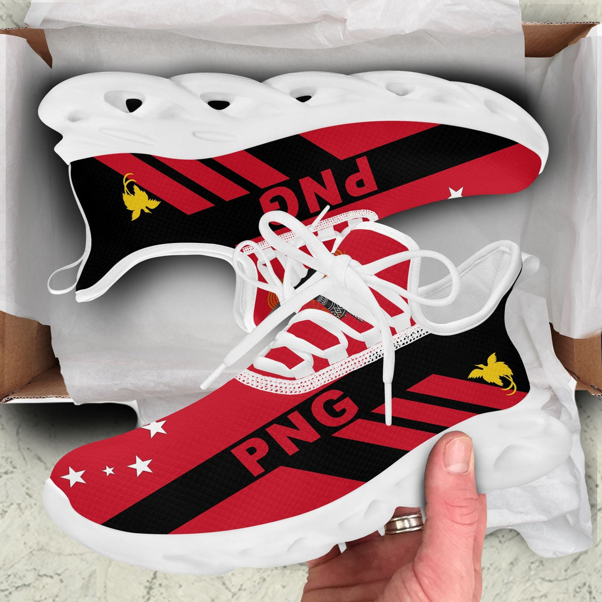 polynesian-footwear-papua-new-guinea-flag-sport-clunky-sneakers
