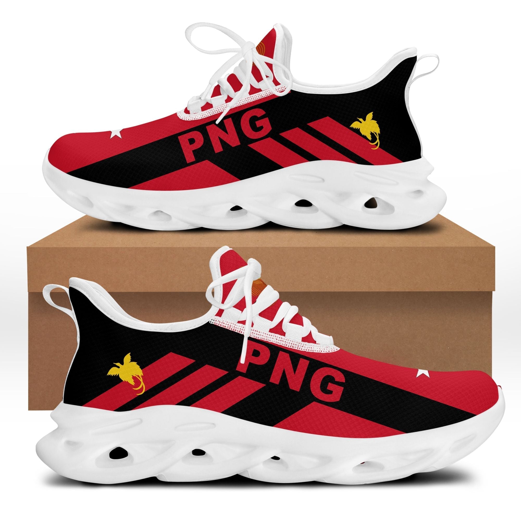 polynesian-footwear-papua-new-guinea-flag-sport-clunky-sneakers
