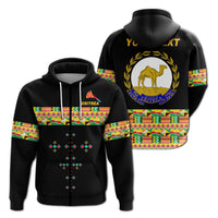 Custom Eritrea Zip Hoodie Mix Eritrea Cross LT13 - Wonder Print Shop