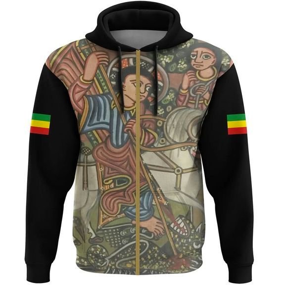 ETOPA Zip Hoodie Biblical Manuscript LT13 - Wonder Print Shop