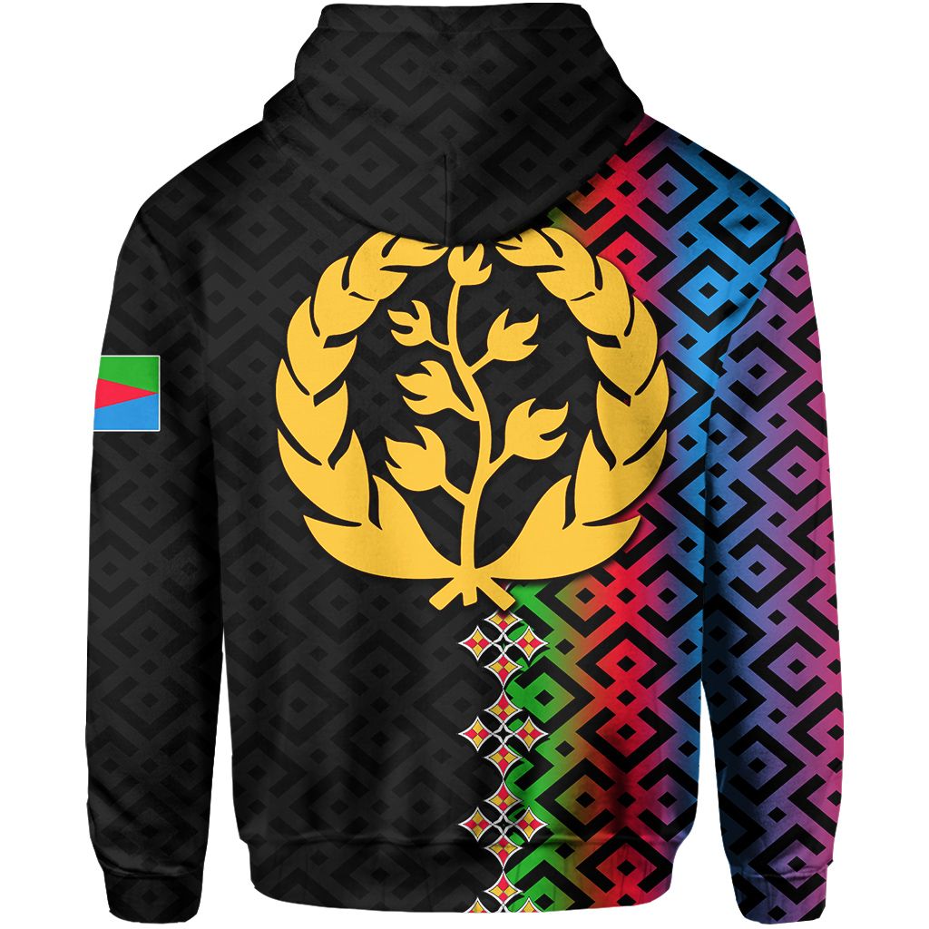 Eritrea Hoodie Gradient Color Flag LT6 - Wonder Print Shop