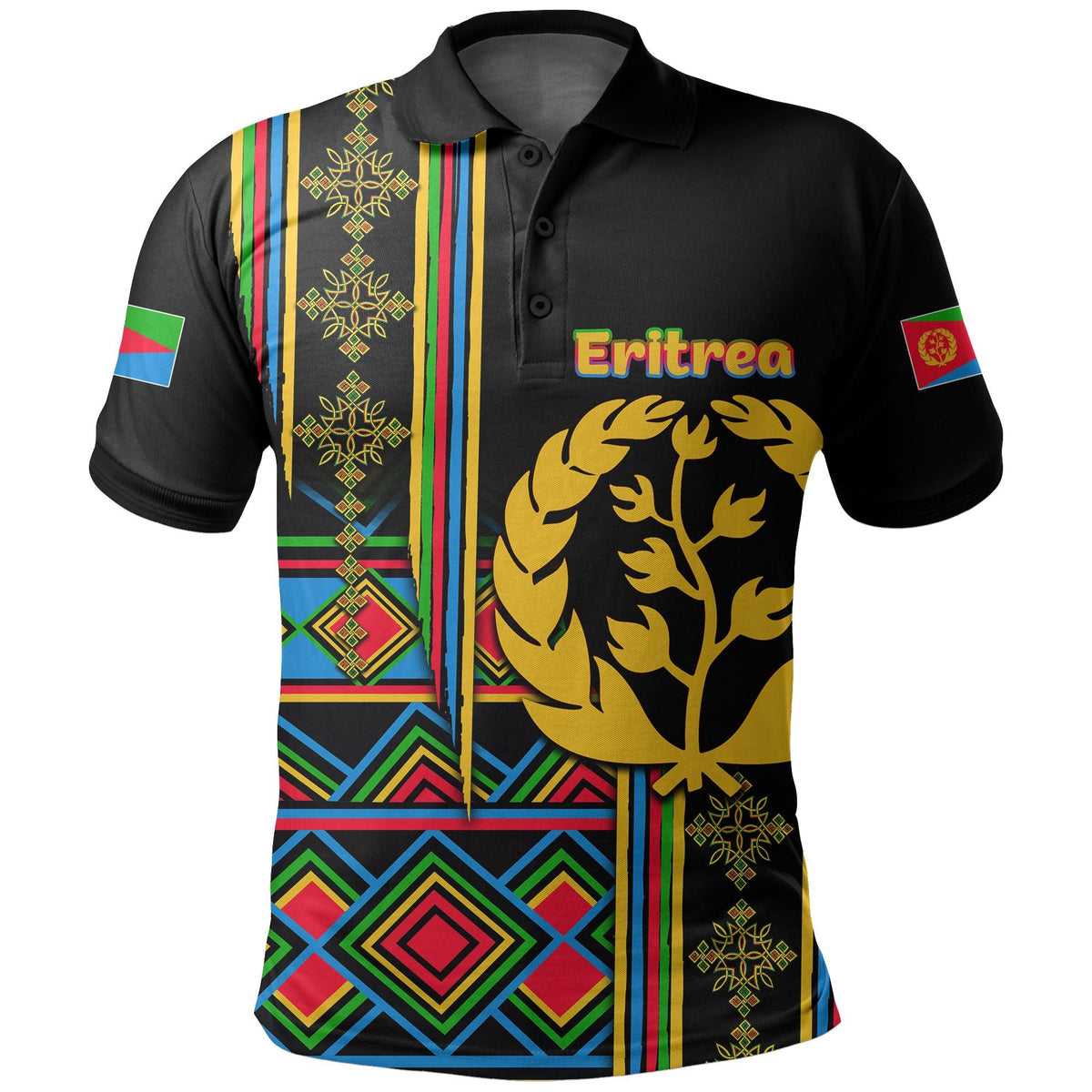 Eritrea Polo Shirt Tilet LT6 - Wonder Print Shop