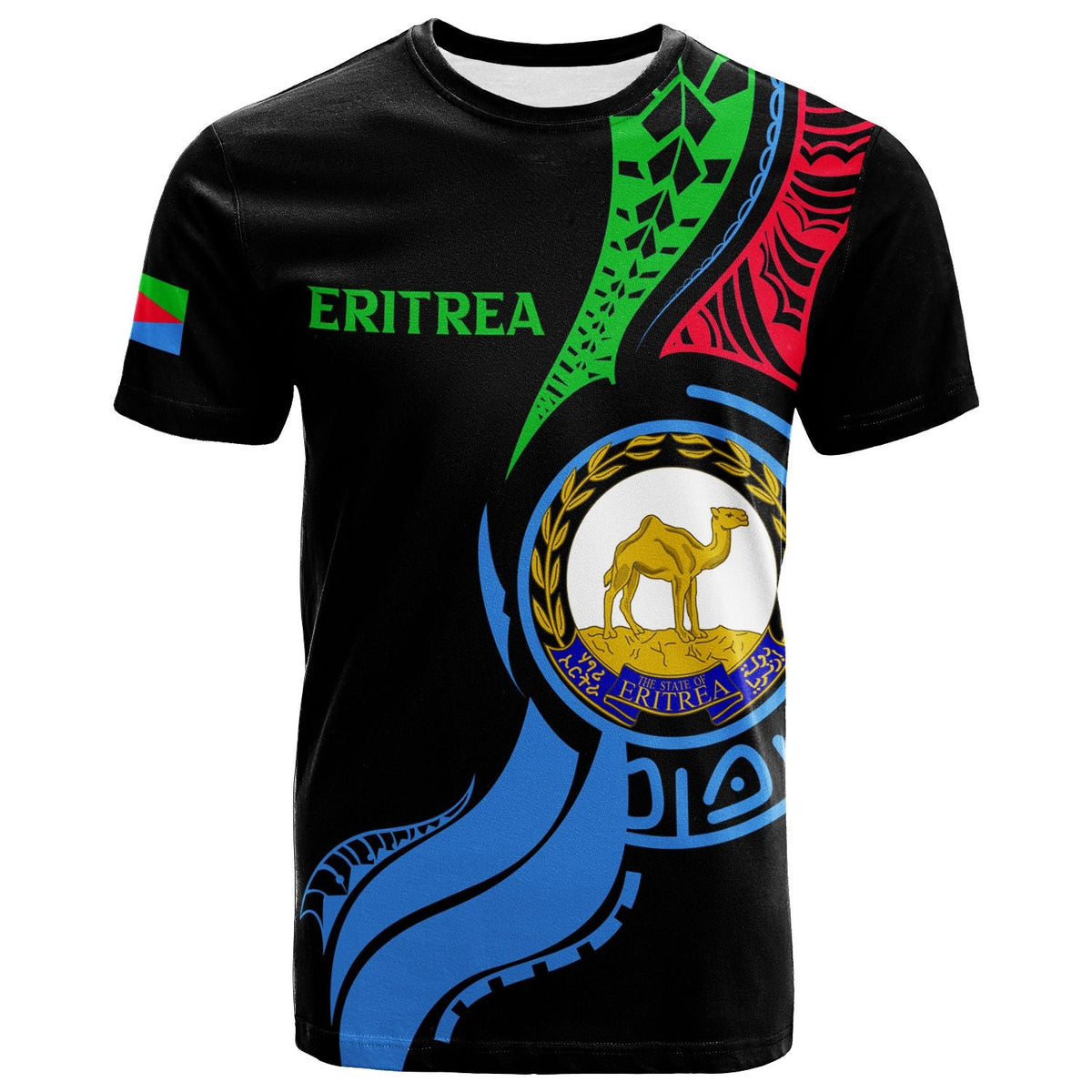 Eritrea T Shirt Pride Style LT12 - Wonder Print Shop