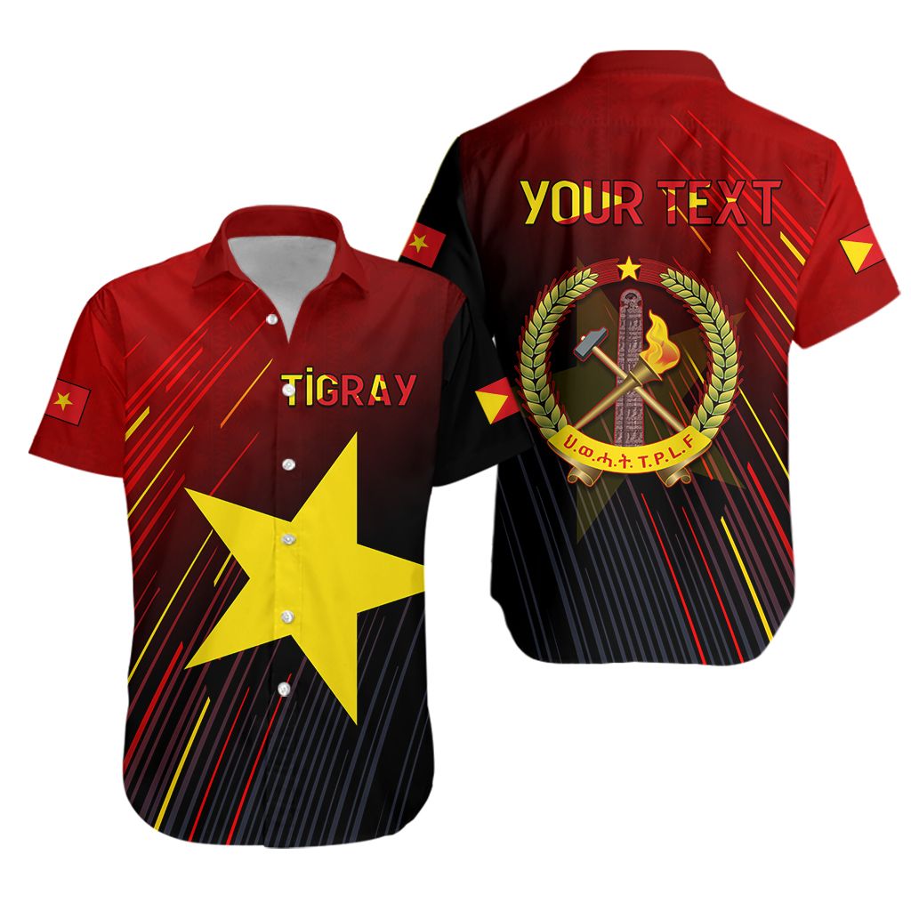 (Custom Personalised) Proud Tigray Hawaiian Shirt African Pattern LT13 - Wonder Print Shop