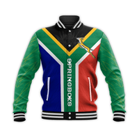 (Custom Personalised) Springboks Passion Baseball Jacket South Africa Rugby LT13 - Wonder Print Shop