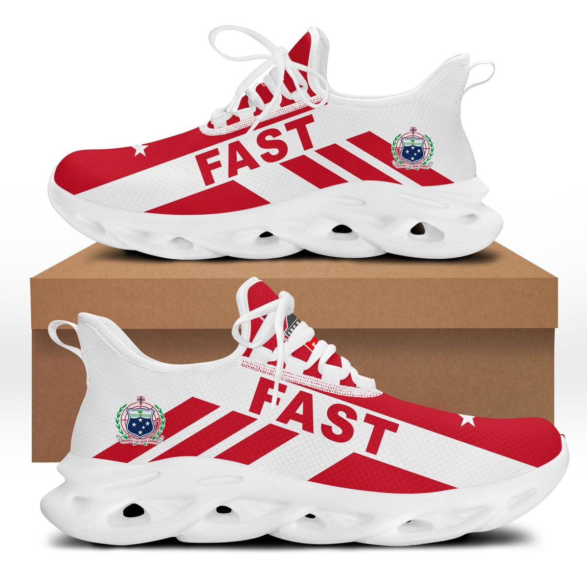 polynesian-footwear-fast-party-flag-sport-clunky-sneakers-red-and-white
