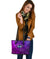 Leather Totes - Evil Eye Small Leather Tote Universe Style LT8 - Wonder Print Shop