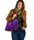 Leather Totes - Evil Eye Small Leather Tote Universe Style LT8 - Wonder Print Shop