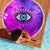 Beach Blanket - Evil Eye Beach Blanket Simple Style - Pink LT8 - Wonder Print Shop