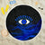 Beach Blanket - Evil Eye Beach Blanket Original Style - Blue LT8 - Wonder Print Shop