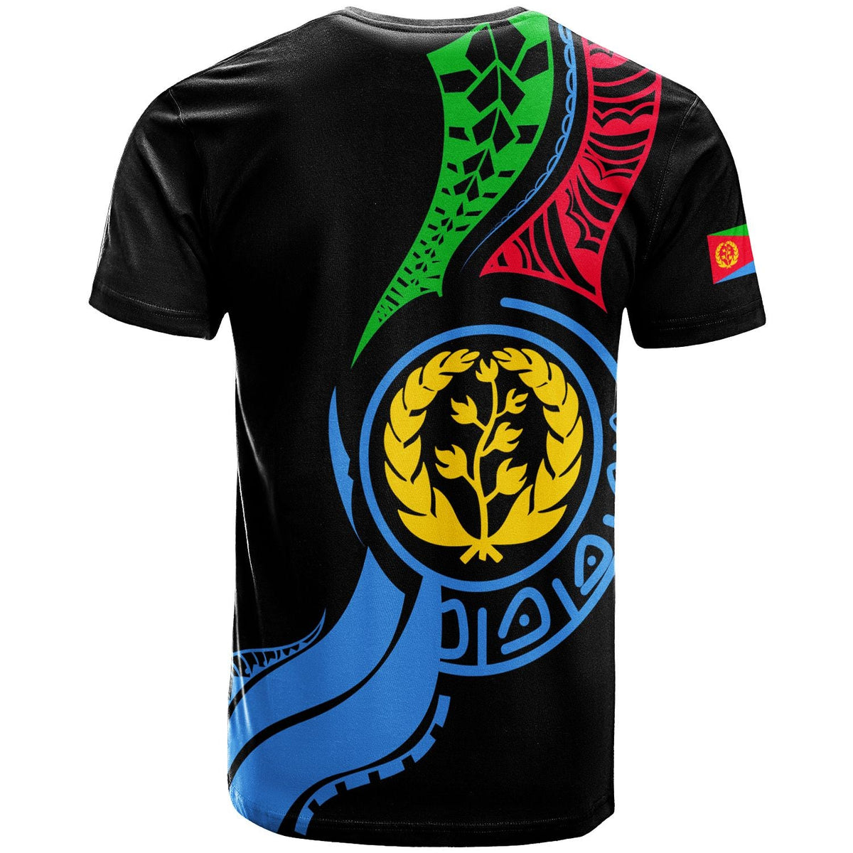 Eritrea T Shirt Flag Map LT12 - Wonder Print Shop