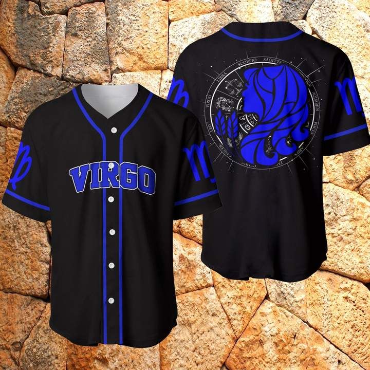Virgo Zodiac Baseball Jersey LT13 - Wonder Print Shop
