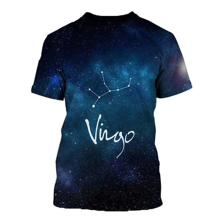 Virgo Zodiac T Shirt Star Sky LT13 - Wonder Print Shop