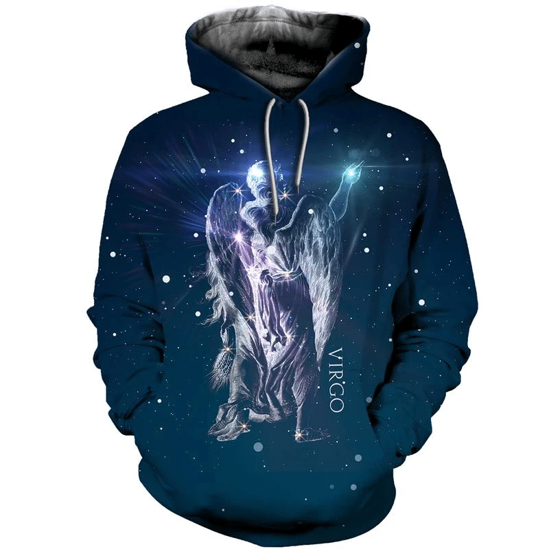 Virgo Zodiac Hoodie LT13 - Wonder Print Shop