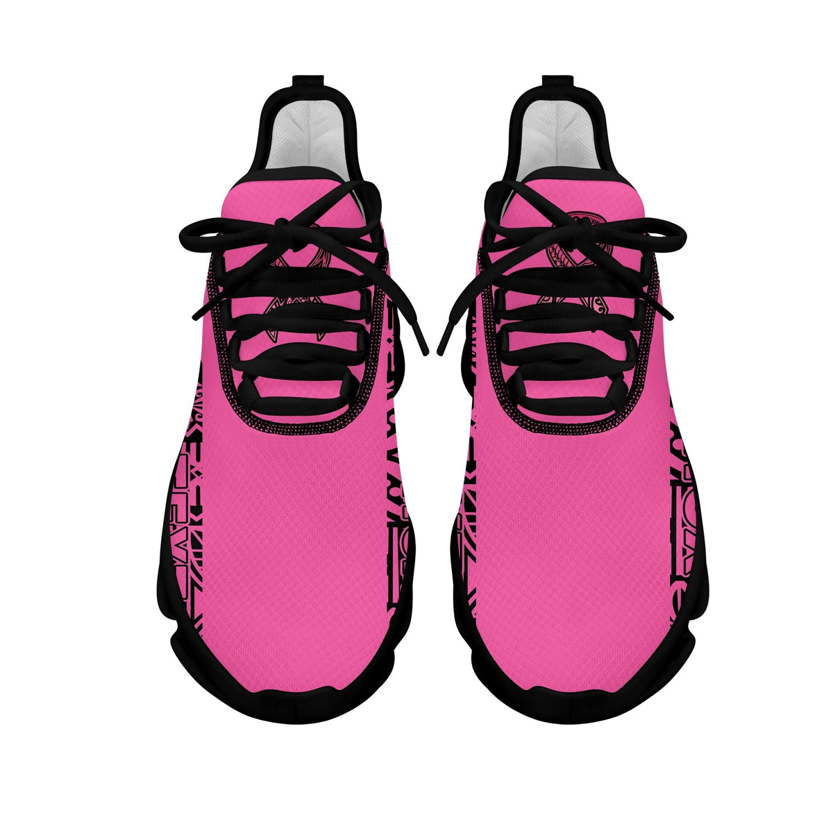 polynesian-footwear-fiji-tapa-pinktober-sport-clunky-sneakers-black