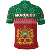 Custom Morocco Polo Shirt Life Style Pattern LT13 - Wonder Print Shop