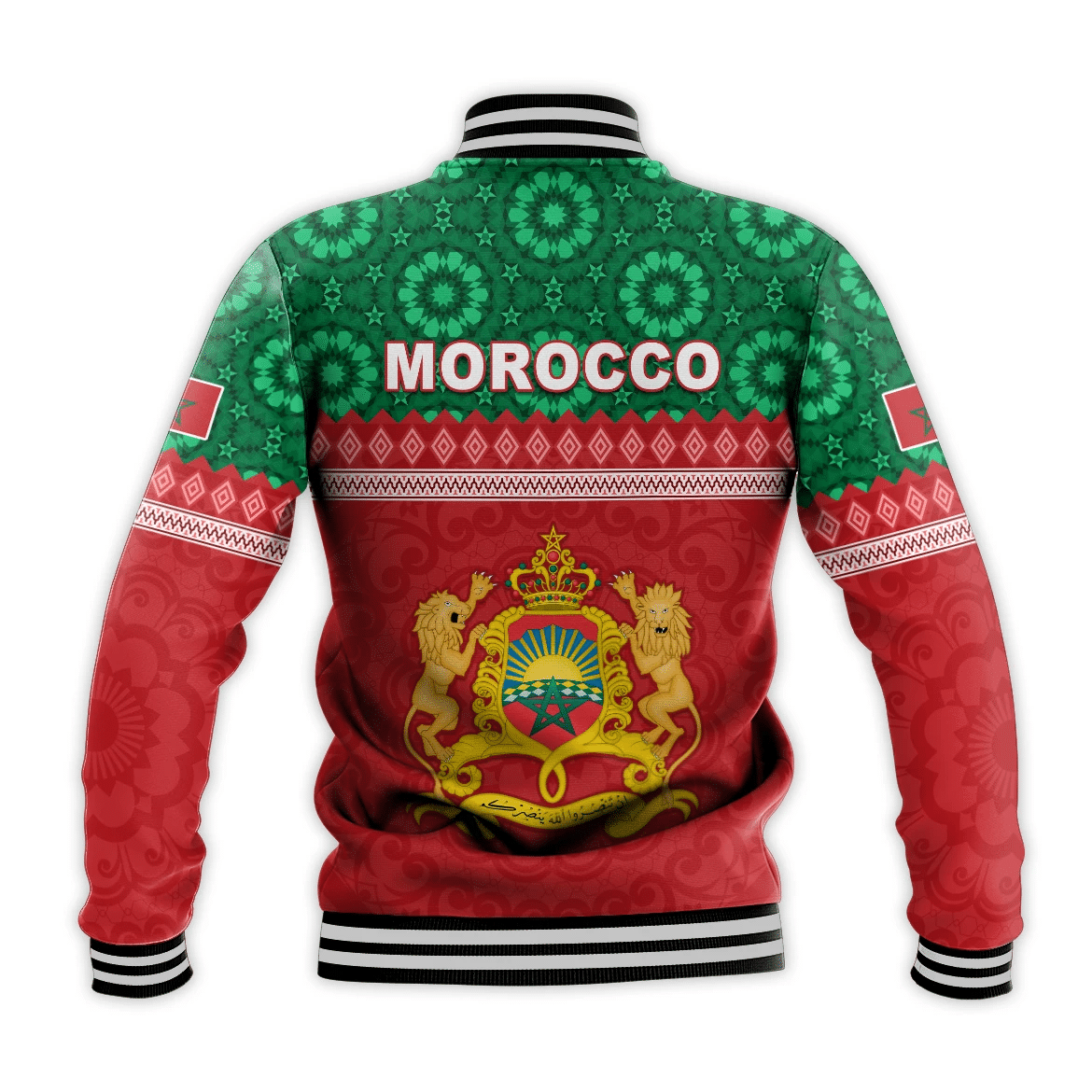 Morocco Life Style Baseball Jacket Pattern LT13 - Wonder Print Shop