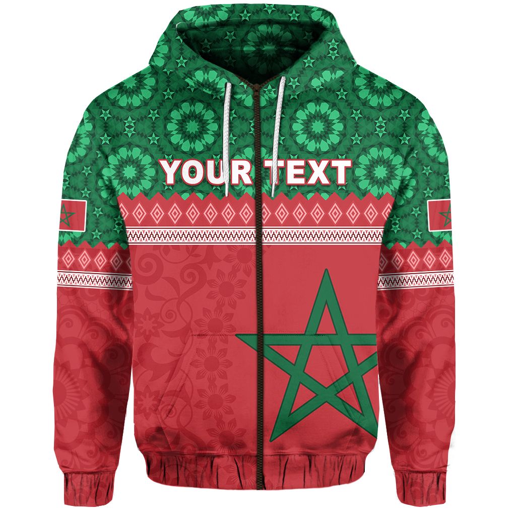 Custom Morocco Life Style Zip Hoodie Pattern LT13 - Wonder Print Shop