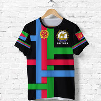 Eritrea T Shirt Flag Vibes Black LT8 - Wonder Print Shop