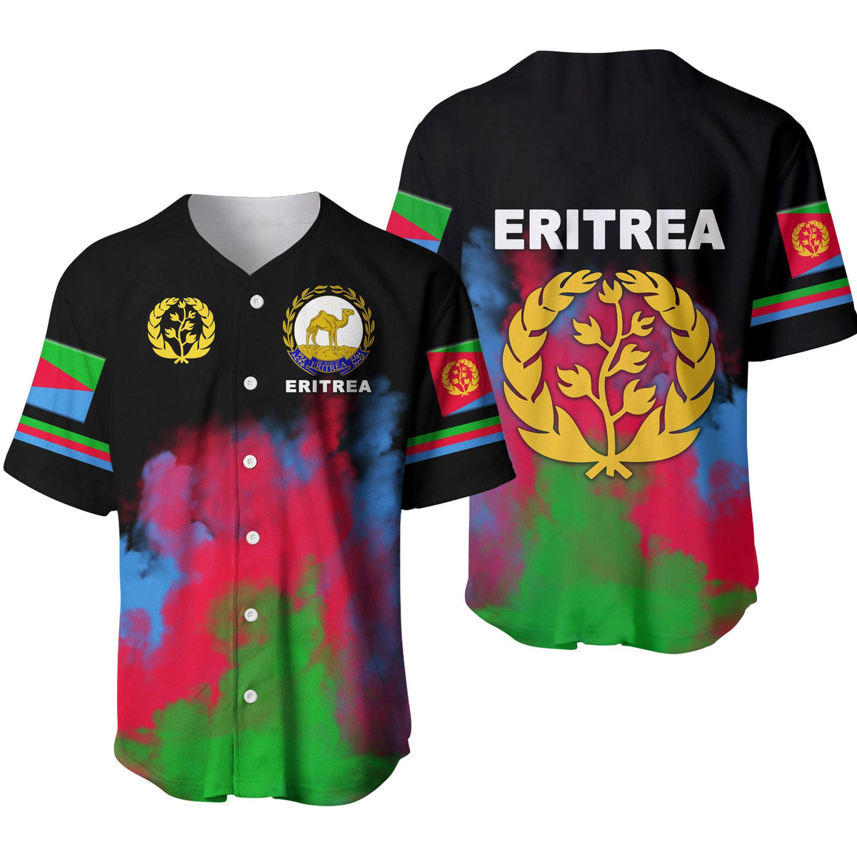 Eritrea Baseball Jersey Unique Style LT8 - Wonder Print Shop