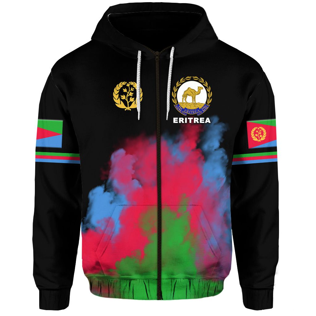 Custom Eritrea Zip Hoodie Unique Style LT8 - Wonder Print Shop