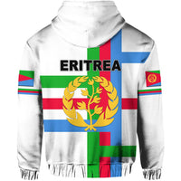 Eritrea Hoodie Flag Vibes White LT8 - Wonder Print Shop