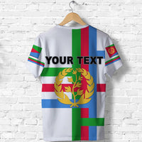 Custom Eritrea T Shirt Flag Vibes White LT8 - Wonder Print Shop
